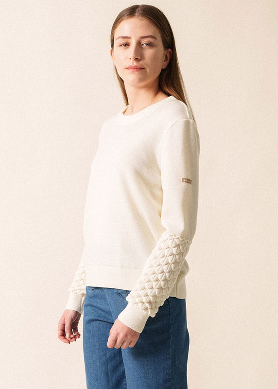 saint james Cluses jumper BLANC