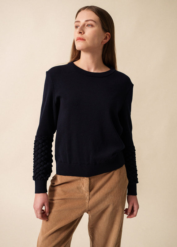saint james Cluses jumper NAVY