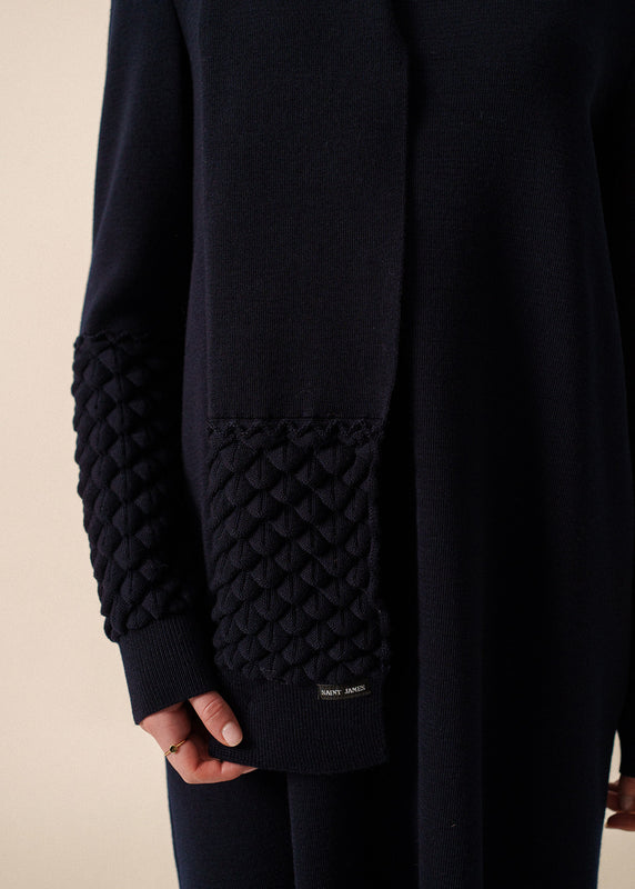 Saint James Cluses Scarf NAVY