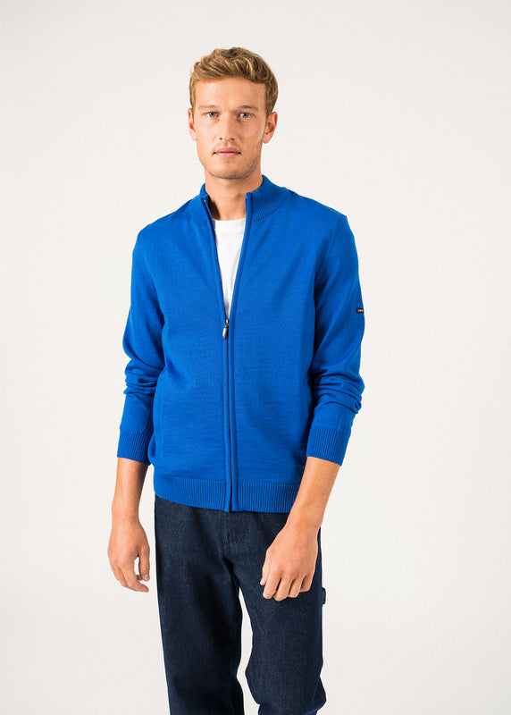 saint james Colorado zipped cardigan GITANE/NAVY