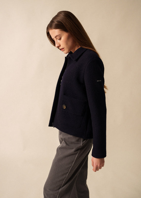 saint james Combloux jacket NAVY