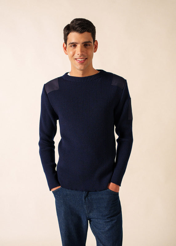 saint james Condor military inspired jumper MARINE
