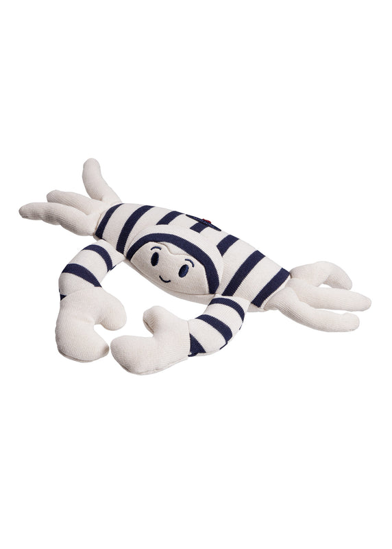 saint james Crab soft toy ECRU/MARINE