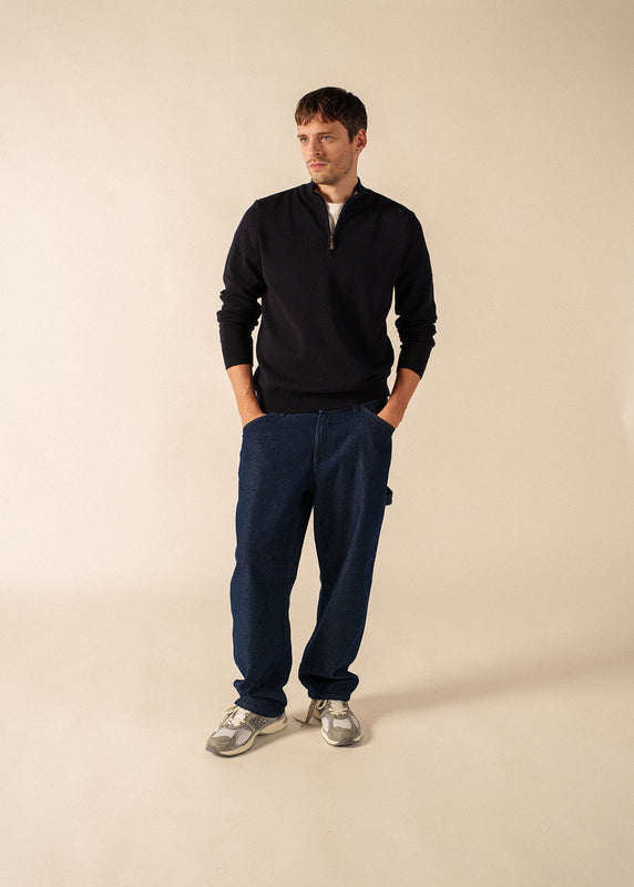 Saint James Crossley Jumper NAVY/GRIS