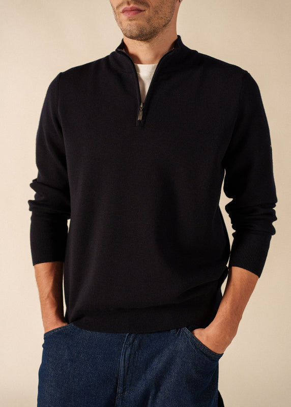Saint James Crossley Jumper NAVY/GRIS
