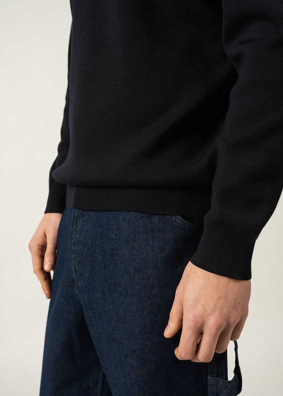 Saint James Cruiser Round Neck Jumper NAVY
