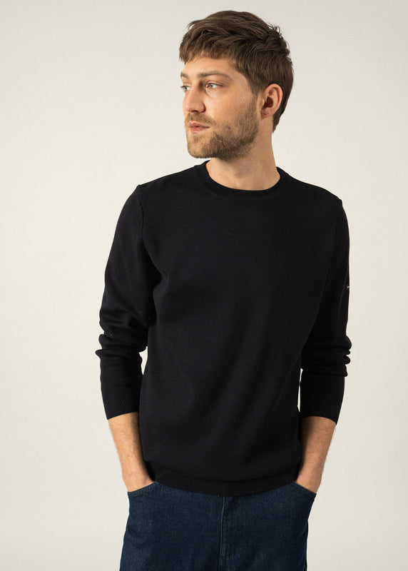 saint james Cruiser round neck jumper NAVY