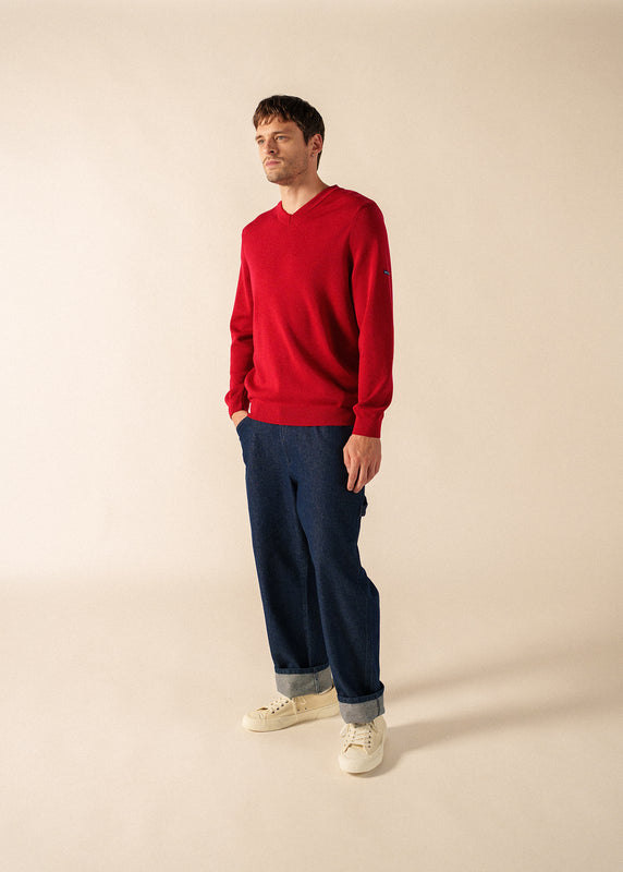 Saint James Cuirassé V Neck Jumper PERSAN