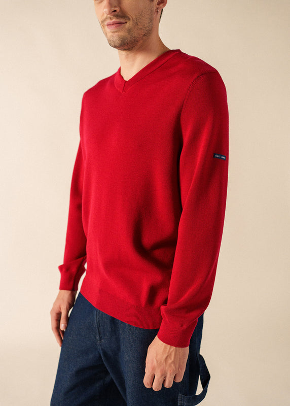 Saint James Cuirassé V Neck Jumper PERSAN