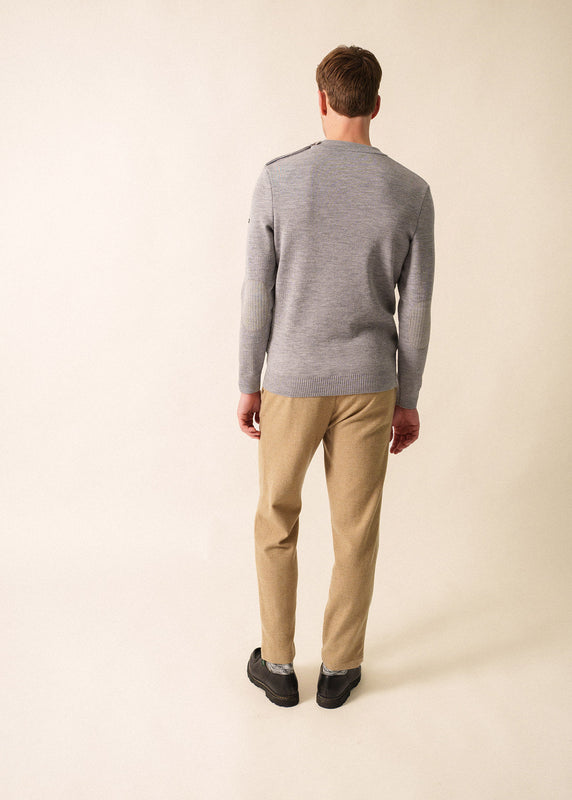 Saint James Dinan Sailor Jumper GRIS CLAIR