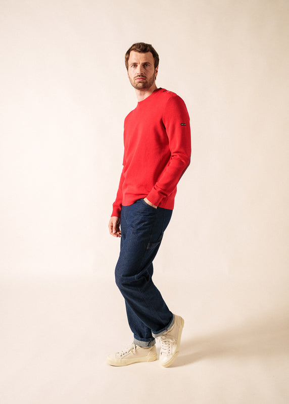 Saint James Dinan Sailor Jumper ROUGE