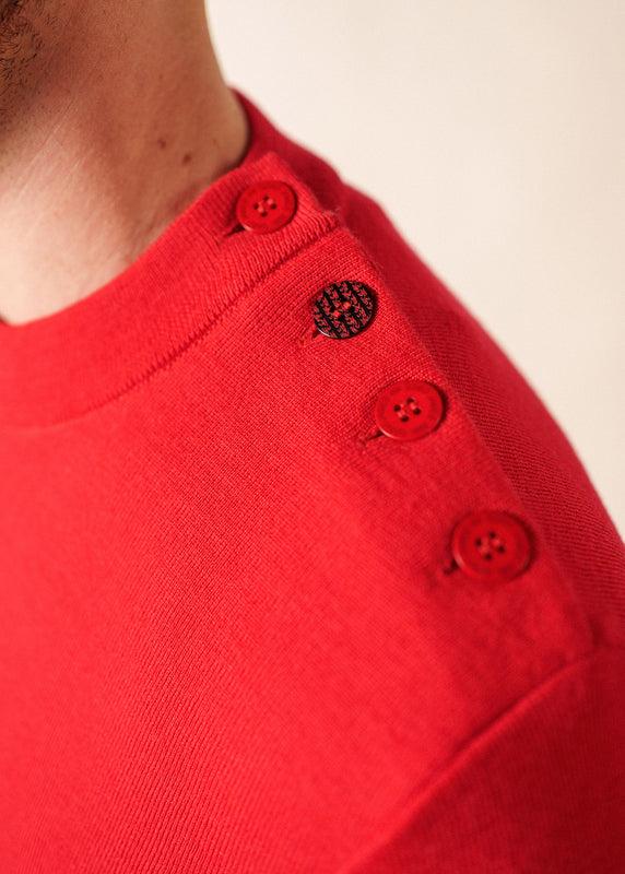 Saint James Dinan Sailor Jumper ROUGE