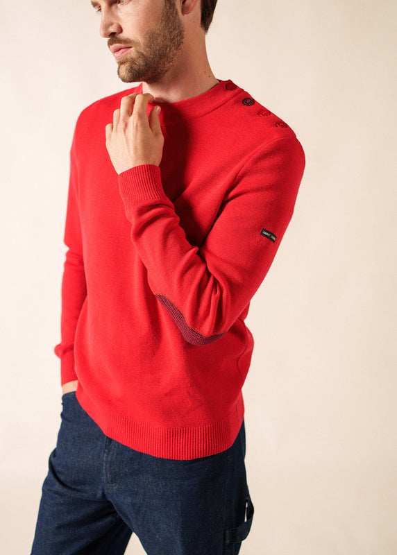 saint james Dinan sailor jumper ROUGE