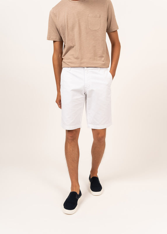 saint james Doug straight Bermuda shorts BLANC