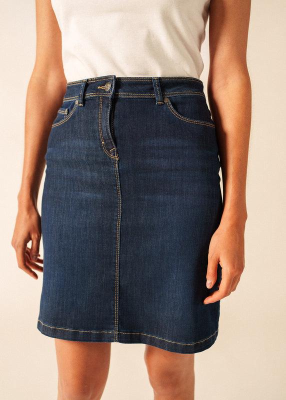 Saint James Elfy Jean Skirt JEAN