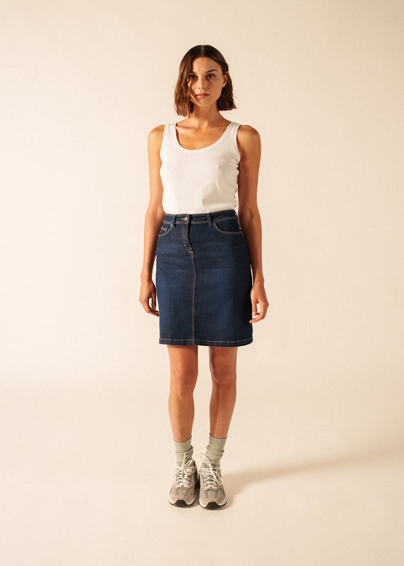 Saint James Elfy Jean Skirt JEAN