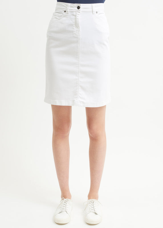 saint james Elfy regular skirt BLANC