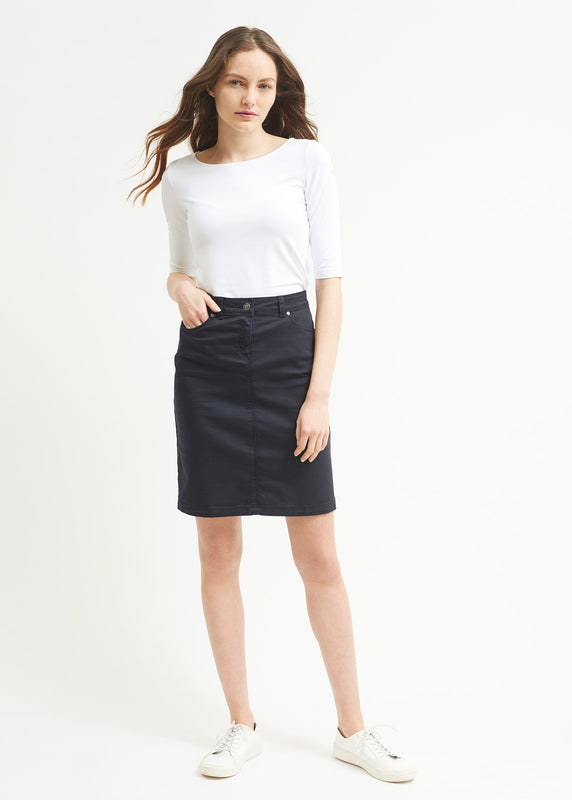 Saint James Elfy Regular Skirt NAVY