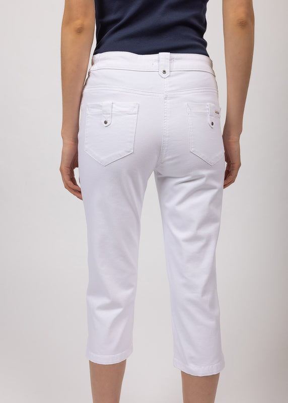 Saint James Elodie Three Quarters Pants BLANC