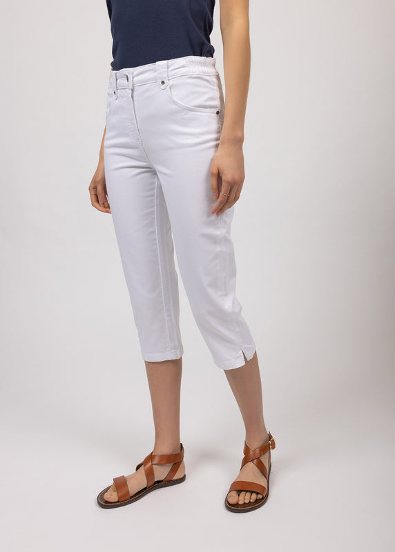 saint james Elodie three quarters pants BLANC