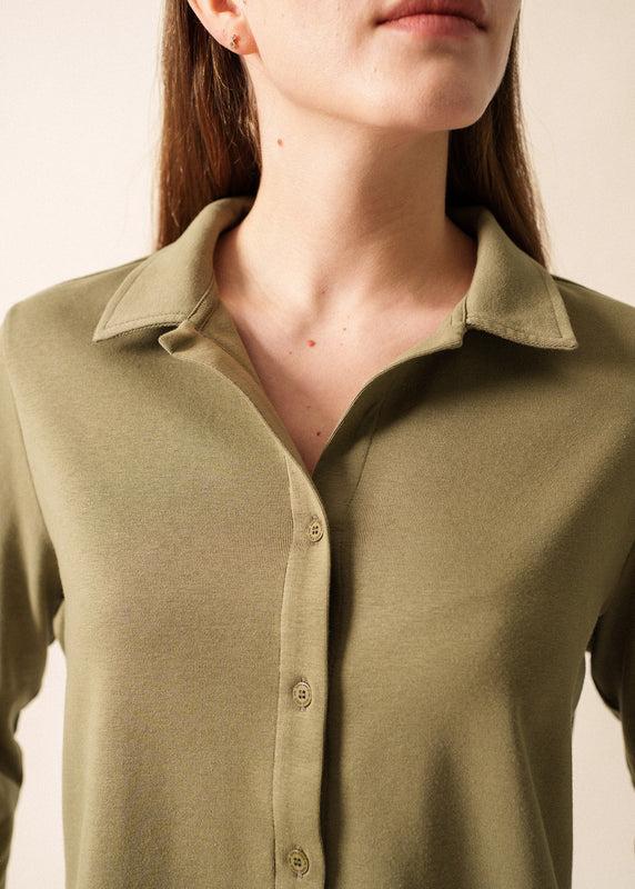 Saint James Figari Shirt FOUGERE