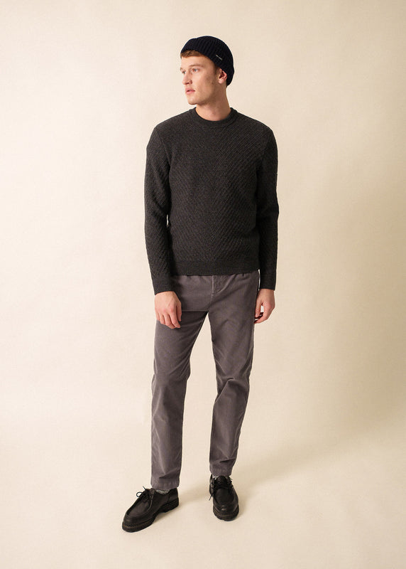 Saint James Flaine Sailor Jumper GRIS