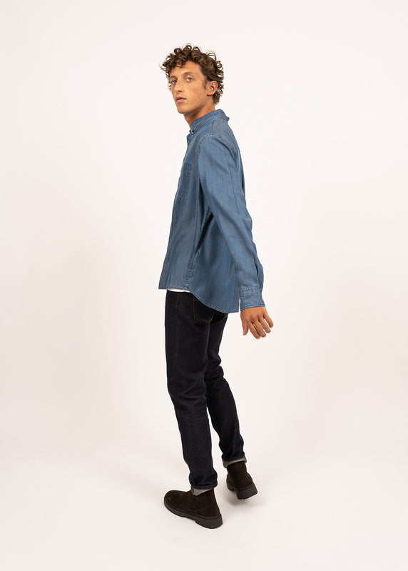 Saint James Frederic Long Sleeve Shirt CHAMBRAY