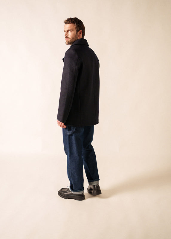 Saint James Galion Authentic Sailor Peacoat NAVY