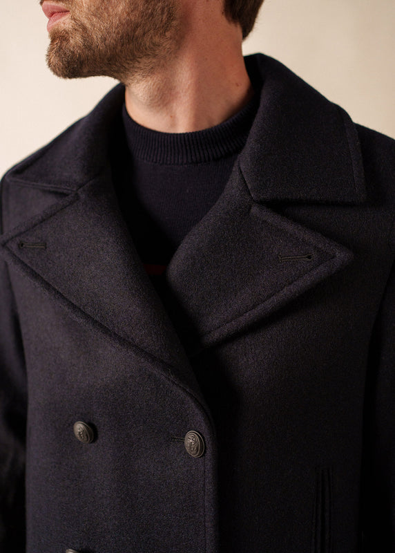 Saint James Galion Authentic Sailor Peacoat NAVY