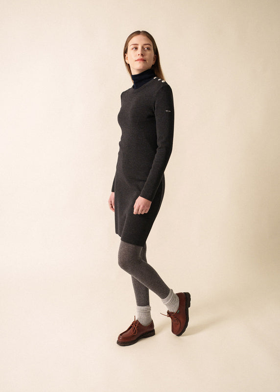 Saint James Grande Marée Jumper Dress ANTHRACITE