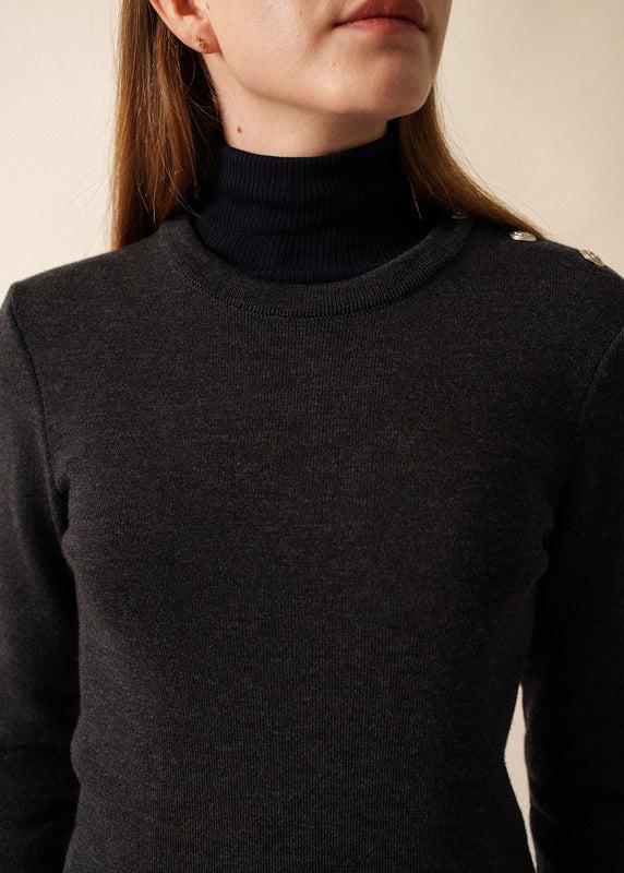 Saint James Grande Marée Jumper Dress ANTHRACITE