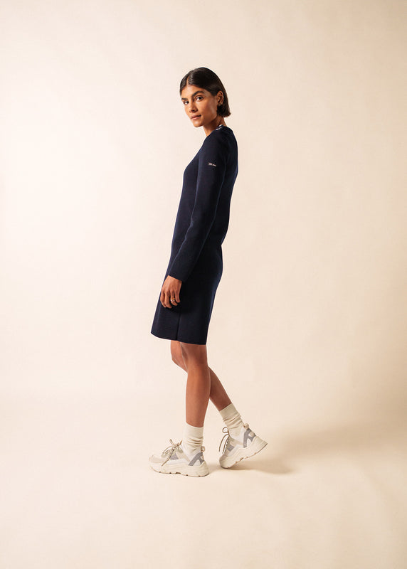 Saint James Grande Marée Jumper Dress NAVY