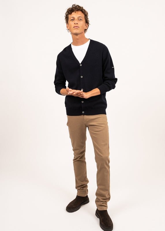 Saint James Guingamp Buttoned Cardigan NAVY