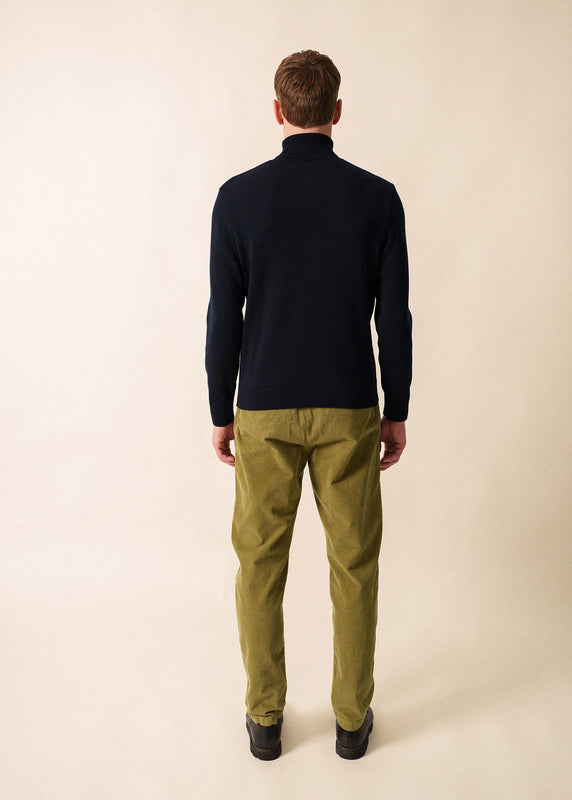 Saint James Houat High-neck Jumper NAVY