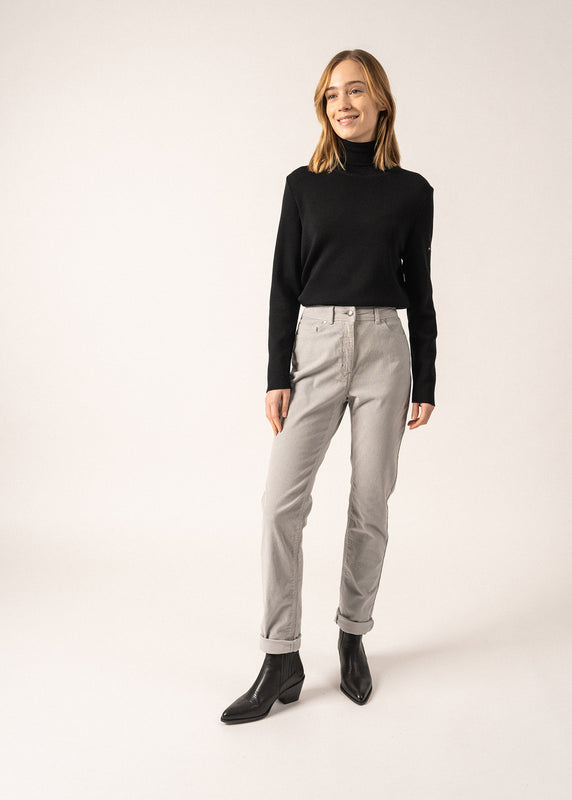 Saint James Houat Turtleneck Jumper NOIR