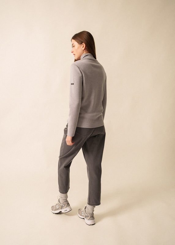 Saint James Houat Turtleneck Jumper PERLE CHINE