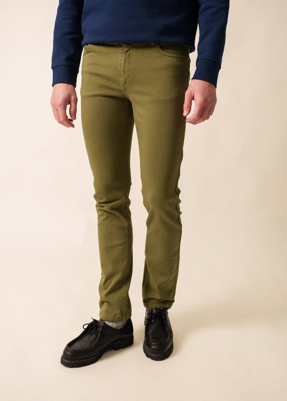 saint james Jasper knit jeans FOUGERE