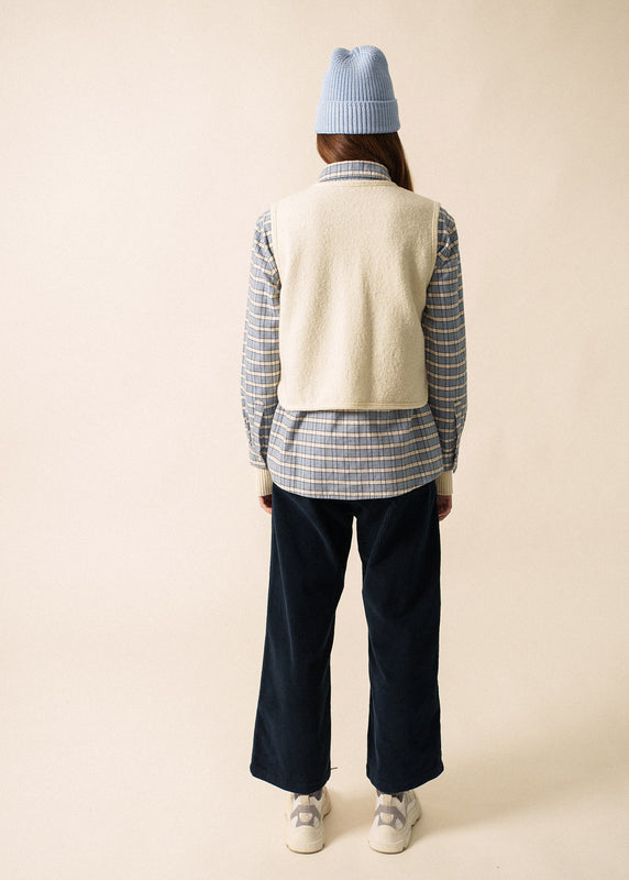 Saint James Jura Sleeveless Vest BLANC D'HIVER