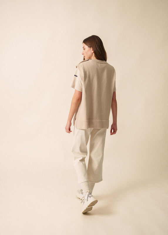 Saint James La Clusaz Sleeveless Jumper NATUREL