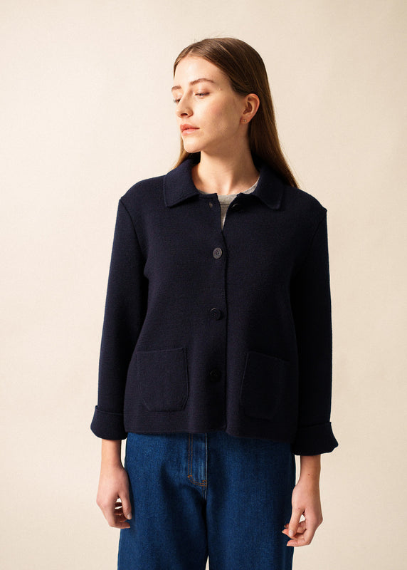 saint james La Plagne jacket MARINE