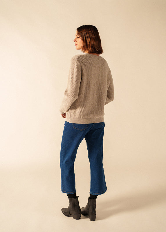 Saint James Lancy Jumper BEIGE CHINE