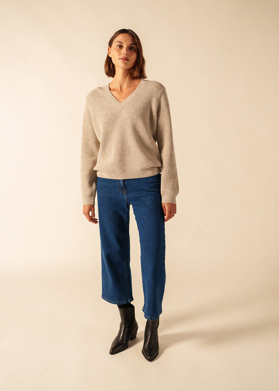 Saint James Lancy Jumper BEIGE CHINE