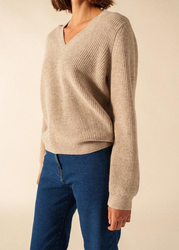 Saint James Lancy Jumper BEIGE CHINE