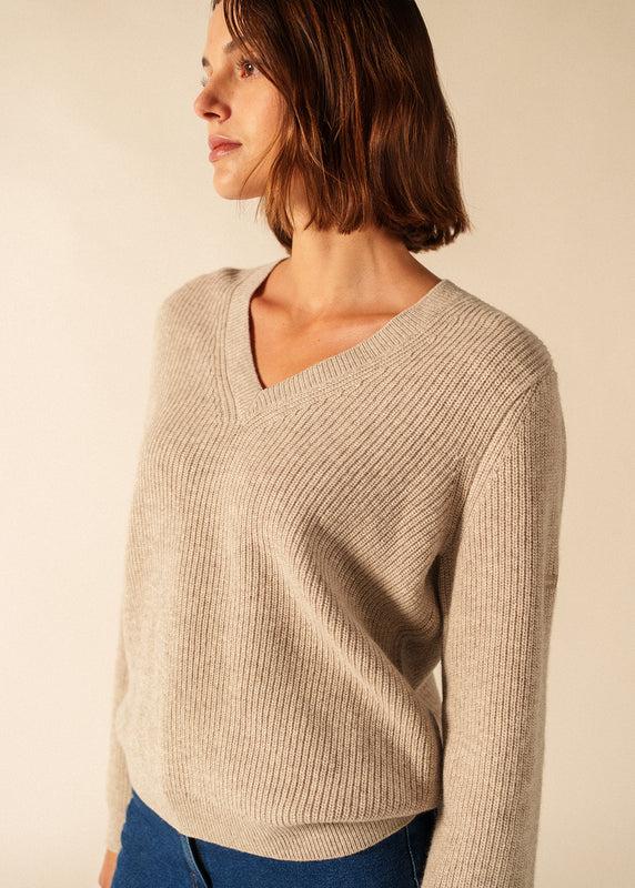 saint james Lancy jumper BEIGE CHINE