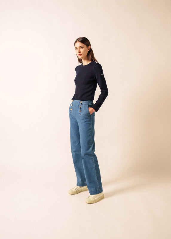 Saint James Marée Authentic Sailor Jumper NAVY