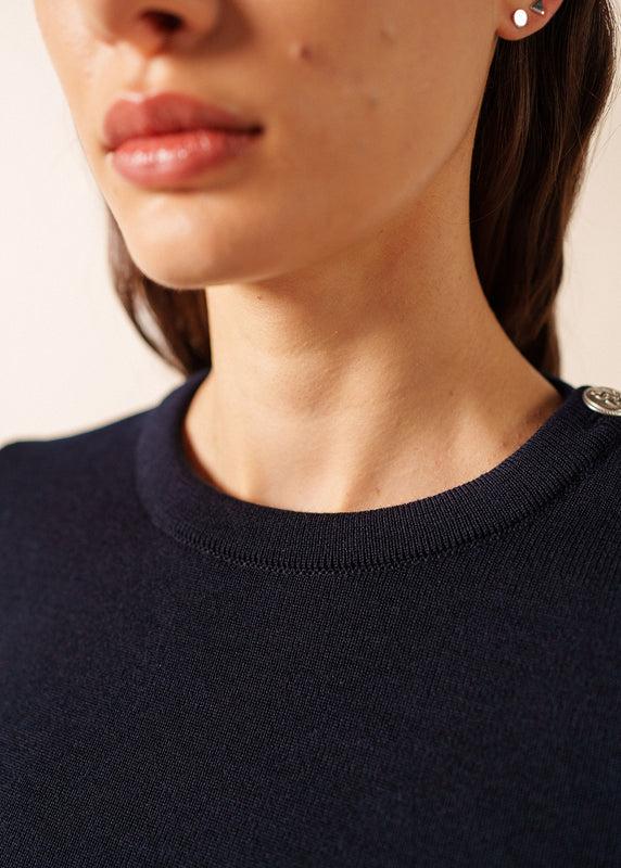 Saint James Marée Authentic Sailor Jumper NAVY