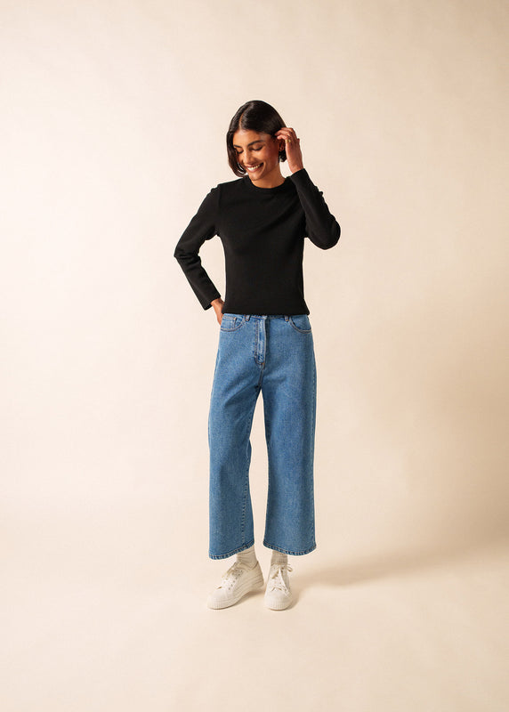 Saint James Marée Authentic Sailor Jumper NOIR