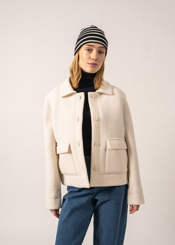 Saint James Marée Sailor Beanie NAVY/ECUME