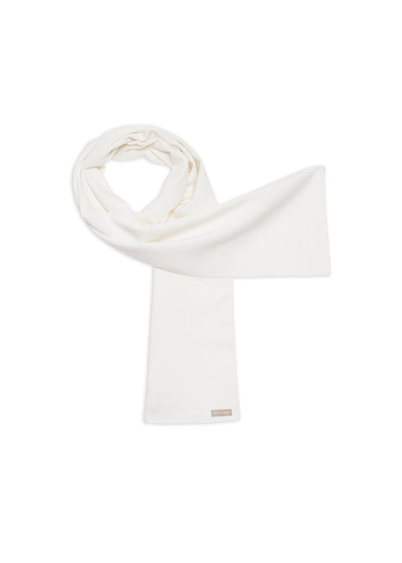 saint james Marée Solid Scarf BLANC