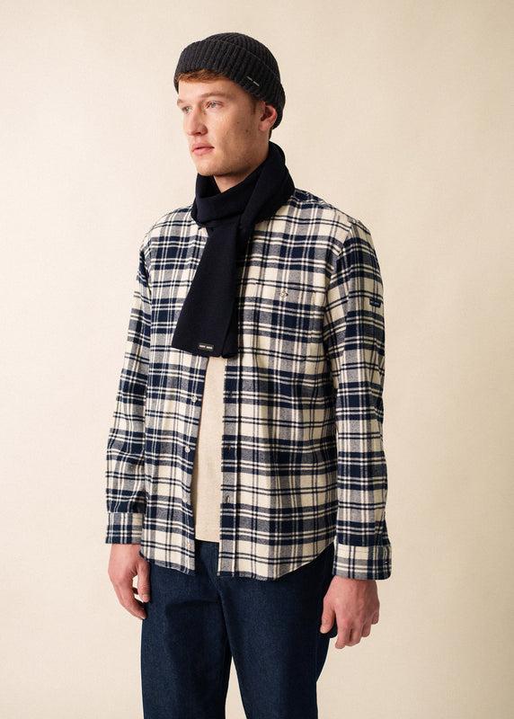 saint james Marée Solid Scarf NAVY